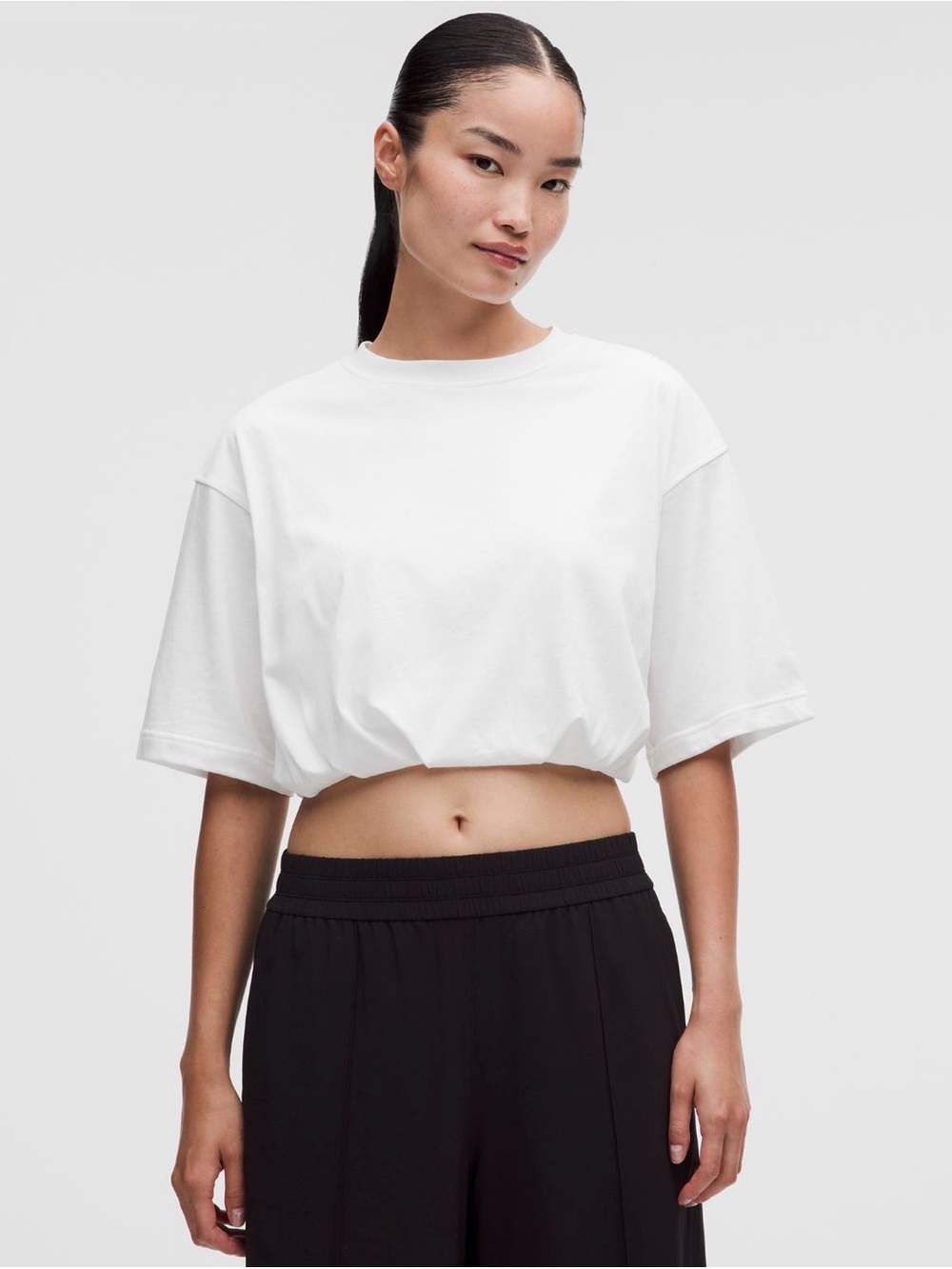 Lululemon Cotton Jersey Bubble Hem T-Shirt NWOT